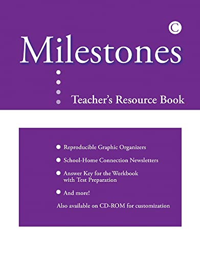 Stock image for Milestones C - Teacher's Resource Book - Level C - by Heinle ; 9781111055295 ; 1111055297 for sale by APlus Textbooks