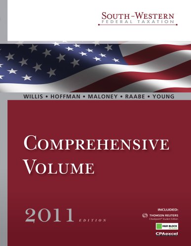 Stock image for South-Western Federal Taxation 2011: Comprehensive (with H&R Block @ Home Tax Preparation Software CD-ROM, RIA Checkpoint & CPAexcel 2-Semester Printed Access Card) for sale by HPB-Red