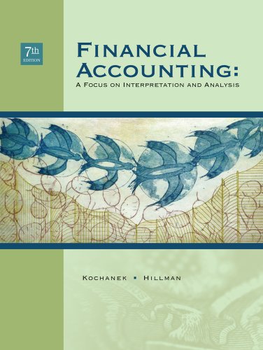 Imagen de archivo de Financial Accounting: A Focus on Interpretation and Analysis a la venta por SecondSale