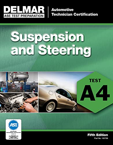 9781111127060: ASE Test Preparation - A4 Suspension and Steering (Automobile Certification Series)