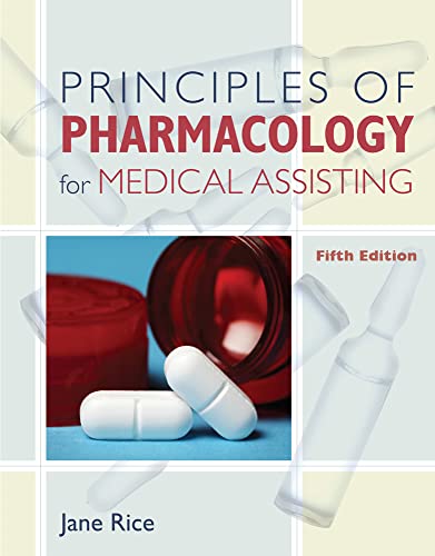 9781111131821: Principles of Pharmacology for Medical Assisting