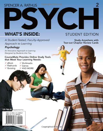 Imagen de archivo de PSYCH (with Review Cards, CourseMate Printed Access Card) (Engaging 4ltr Press Titles in Psychology) a la venta por SecondSale