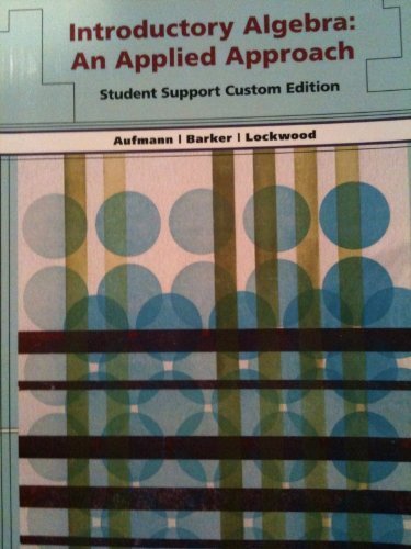 Beispielbild fr Introductory Algebra: An Applied Approach zum Verkauf von ThriftBooks-Atlanta