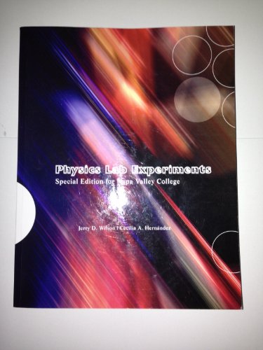 Imagen de archivo de Physics Lab Experiments: Special Edition for Napa Valley College a la venta por ThriftBooks-Atlanta