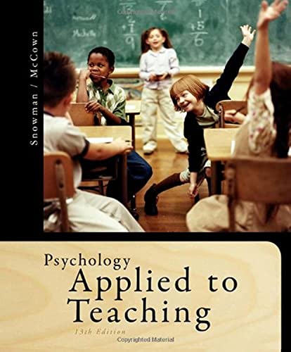 9781111298111: Psychology Applied to Teaching