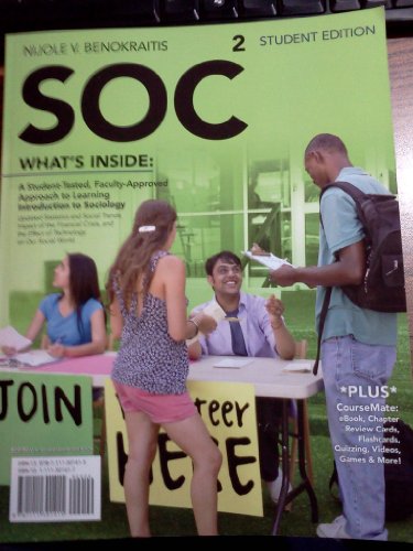 Imagen de archivo de SOC (with Sociology CourseMate with eBook Printed Access Card) a la venta por BookHolders