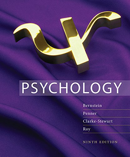 Psychology (9781111302702) by Bernstein, Douglas; Penner, Louis A.; Clarke-Stewart, Alison; Roy, Edward