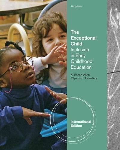 9781111305482: The Exceptional Child: Inclusion in Early Childhood Education, International Edition