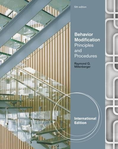 9781111306120: Behavior Modification: Principles and Procedures, International Edition