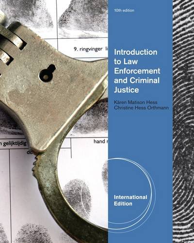 Imagen de archivo de Introduction to Law Enforcement and Criminal Justice a la venta por Irish Booksellers