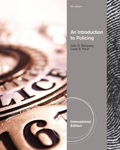 Imagen de archivo de INTRODUCTION TO POLICING, INTERNATIONAL EDITION, 6TH EDITION a la venta por Basi6 International