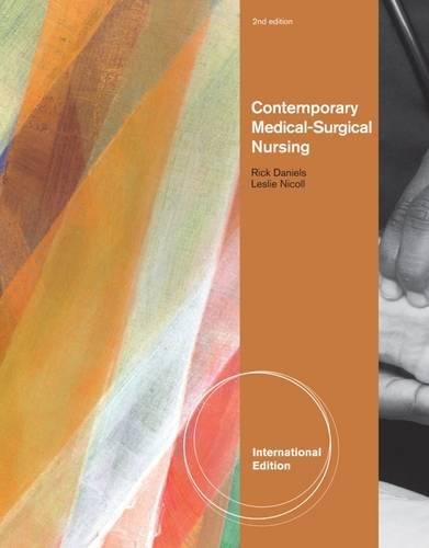 Stock image for Contemporary Medical Surgical Nursing 2Ed (Ie) (Pb 2012) for sale by Universal Store