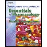 Essentials of Pharmacology for Health Occupations (Book Only) (9781111320164) by Woodrow, Ruth