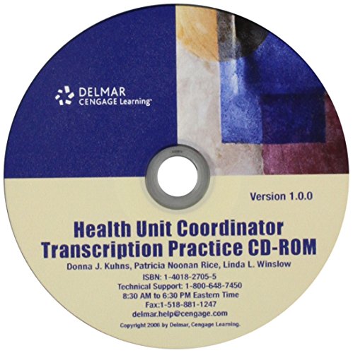 9781111322342: Health Unit Coordinator: Transcription Practice