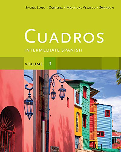 Imagen de archivo de Cuadros Student Text, Volume 3 of 4: Intermediate Spanish (World Languages) a la venta por BooksRun