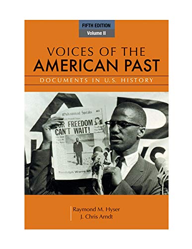 Stock image for Voices of the American Past, Volume II for sale by BooksRun