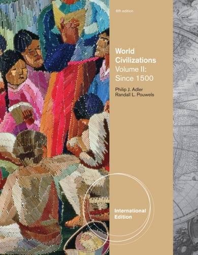 Stock image for WORLD CIVILIZATIONS: VOLUME II: SINCE 1500, INTERNATIONAL EDITION, 6TH EDITION for sale by Basi6 International