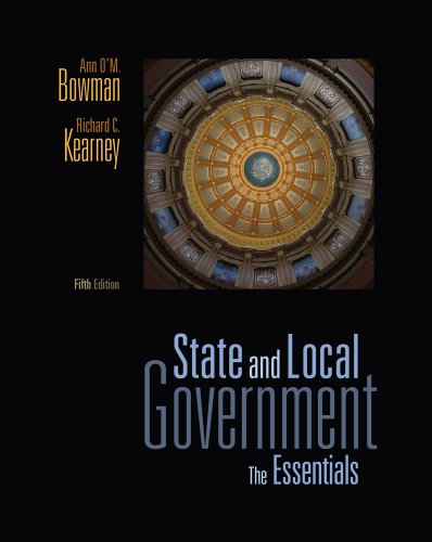 Stock image for State and Local Government: The Essentials for sale by SecondSale