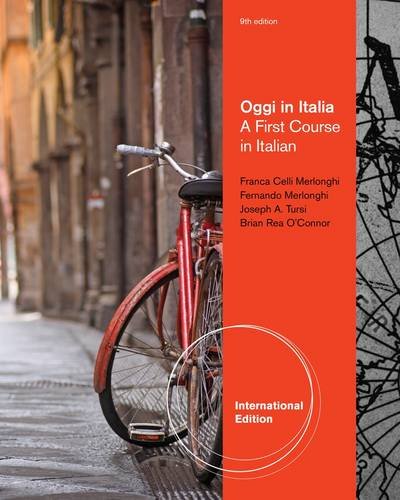 Oggi in Italia: A First Course in Italian (International Edition) - Merlonghi, Franca, Merlonghi, Ferdinando, Tursi, Joseph A., O'Connor, Brian Rea