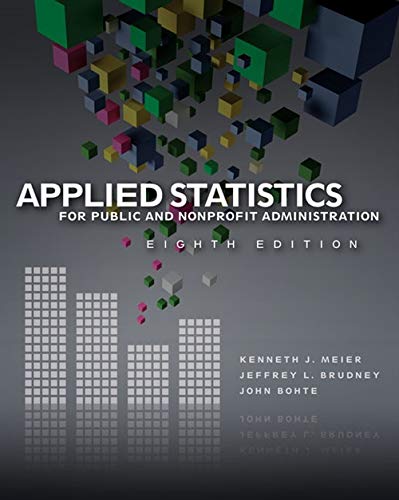 Stock image for Applied Statistics for Public and Nonprofit Administration for sale by HPB-Red