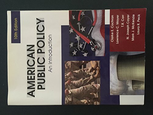 Beispielbild fr American Public Policy: An Introduction zum Verkauf von BooksRun