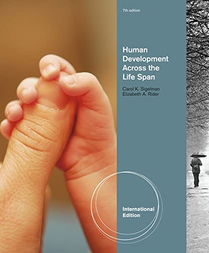 Beispielbild fr Human Development Across The Life Span, International Edition zum Verkauf von WorldofBooks