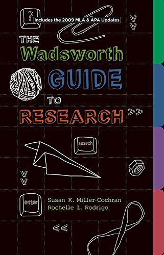 Beispielbild fr Wadsworth Guide to Research, Documentation Update Edition zum Verkauf von Better World Books