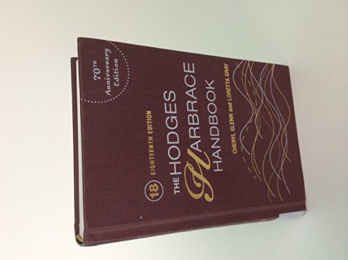 Beispielbild fr The Hodges Harbrace Handbook, 18th Edition zum Verkauf von Gulf Coast Books