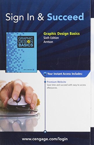 Imagen de archivo de Premium Web Site Printed Access Card for Arntson's Graphic Design Basics, 6th a la venta por One Planet Books