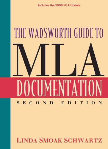 Beispielbild fr The Wadsworth Guide to MLA Documentation, MLA Update zum Verkauf von Better World Books