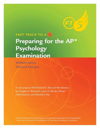 Stock image for Fast Track to a Five: Preparing for the AP* Psychology Examination for sale by SecondSale