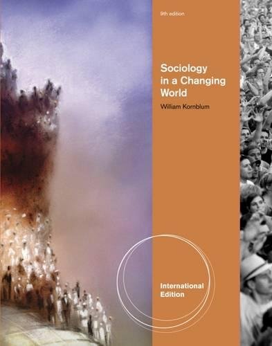 9781111350215: Sociology in a Changing World, International Edition