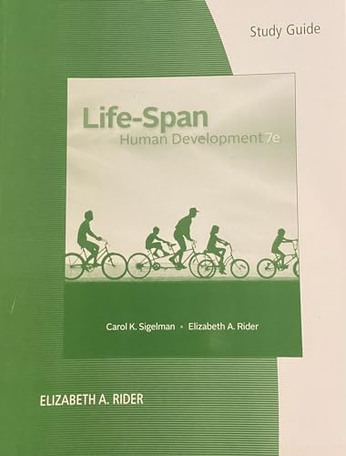 9781111351373: Study Guide for Sigelman/Rider's Life-Span Human Development, 7th