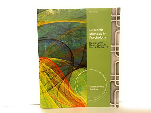 Stock image for Research Methods in Psychology. for sale by ThriftBooks-Dallas