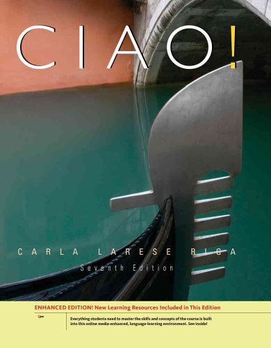 9781111352455: Ciao!, Enhanced (World Languages)