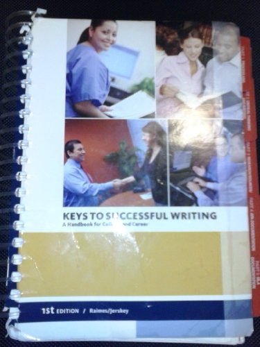 Imagen de archivo de Keys to Successful Writing : A Handbook for College and Career a la venta por Better World Books
