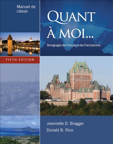 Beispielbild fr Quant A  Moi.: Te moignages Des Français Et Des Francophones, 5th Edition zum Verkauf von BooksRun