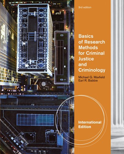 Stock image for Basics of Research Methods for Criminal Justice and Criminology for sale by Books Puddle