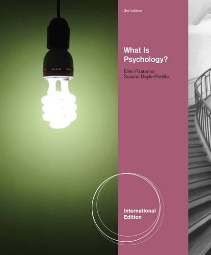 Imagen de archivo de What is Psychology? a la venta por medimops