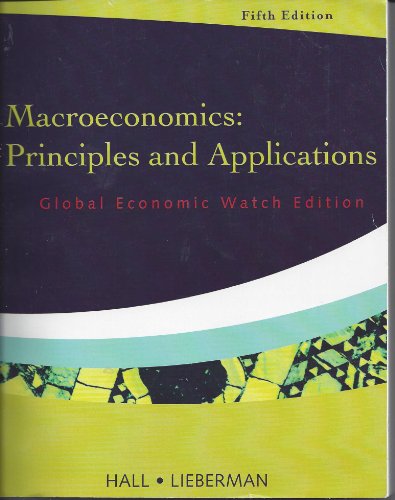 Beispielbild fr Macroeconomics: Principles and Applications: Global Economic Watch Edition, 5th Edition zum Verkauf von POQUETTE'S BOOKS