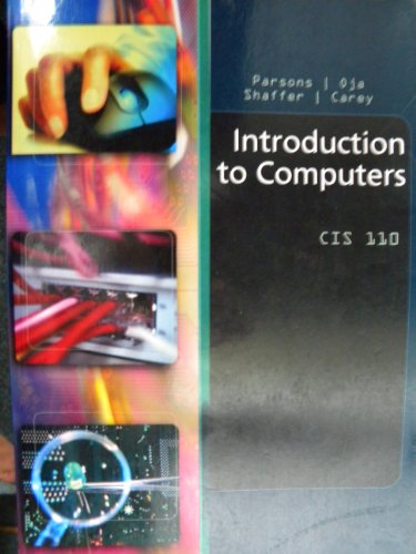 9781111399016: CIS 110 Introduction to Computers