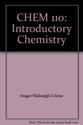 9781111401009: CHEM 110: Introductory Chemistry