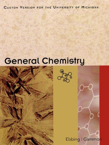 Imagen de archivo de General Chemistry: Custom Version for the University of Michigan a la venta por David's Books