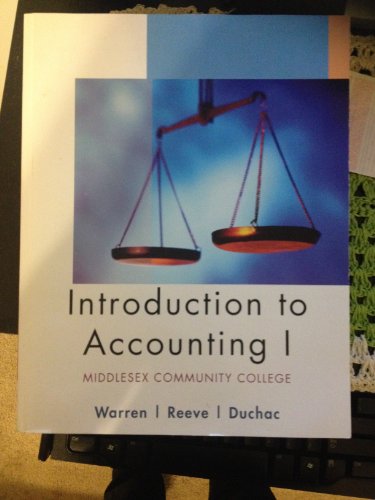 Stock image for Introduction to Accounting I for sale by The Book Cellar, LLC