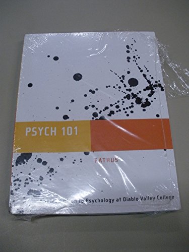 9781111402617: Psych 101: Introduction to Psychology At Diablo Valley College
