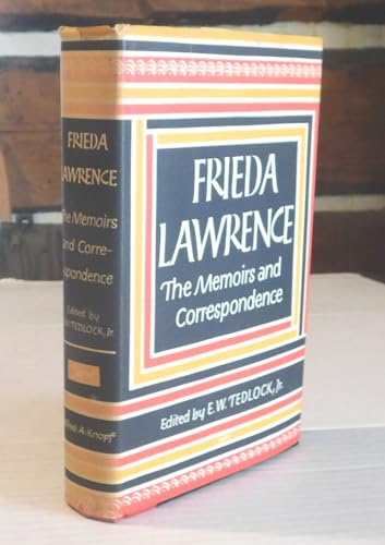 Stock image for Frieda Lawrence;: The memoirs and correspondence for sale by Better World Books