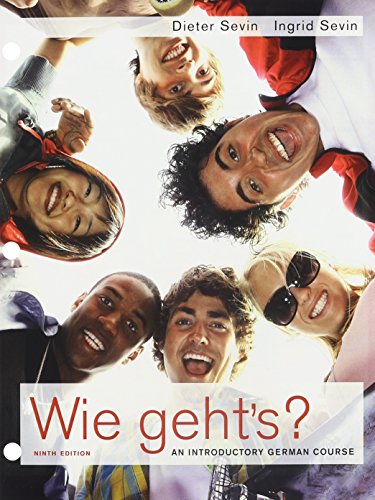 Bundle: Wie geht's?, 9th + Quia Printed Access Card (9781111423827) by Sevin, Dieter; Sevin, Ingrid