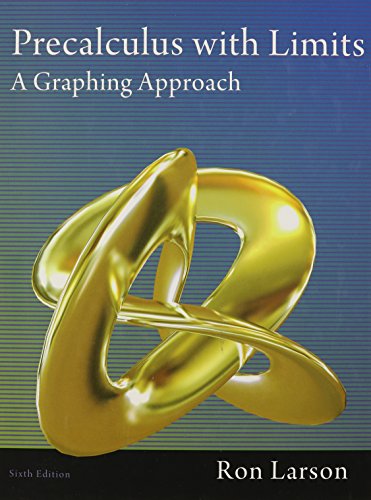 Beispielbild fr Precalculus with Limits: A Graphing Approach zum Verkauf von HPB-Red