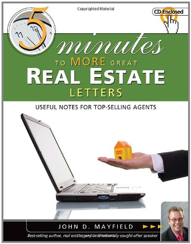 Beispielbild fr Five Minutes to More Great Real Estate Letters zum Verkauf von HPB-Red