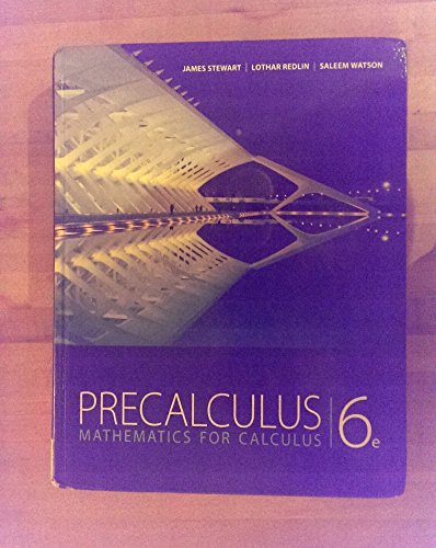 Stock image for Precalculus: Mathematics for Calculus, 6th Edition for sale by HPB-Red